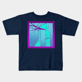 SAD GIRL Kids T-Shirt